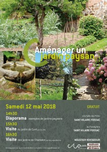 Aménager un jardin paysan - 12 mai 2018 (Affiche)